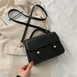Sonbahar ve Kış Rahat Crossbody Basit Ins Retro Internet Ünlü Popüler Askılı Çanta Küçük Kare Çanta (Yurt Dışından)