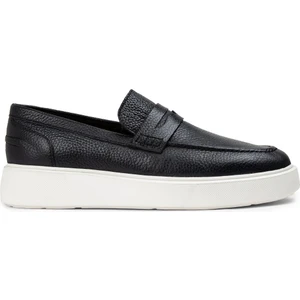 Deri Lacivert Erkek Loafer Ayakkabı - 01964Mlcve01