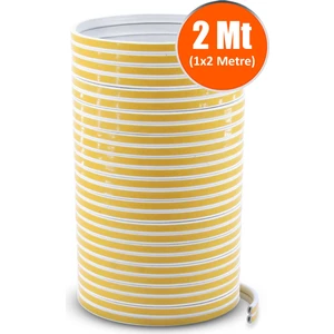 Kapı Pencere Bandı Fitili Yapışkanlı Soğuk Izolasyon Bant 1x2=2 Metre (Beyaz)
