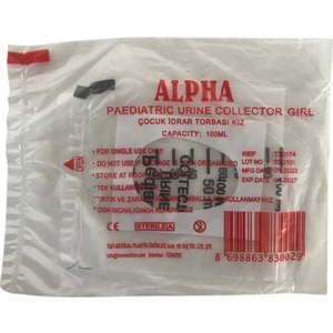 Alpha - Idrar Torbası Pediatrik Kız - 50 Adet