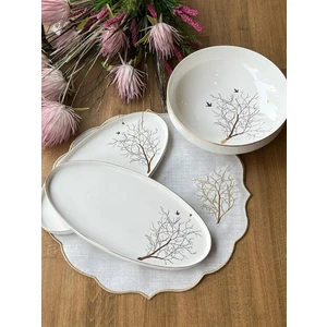 Servis Sunum Seti Arbol Bird 3 Parça
