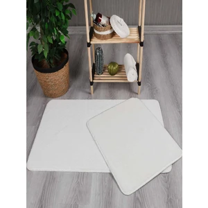 My Evilla Modern Dekoratif Peluş Simirna 50X80-50X40 Banyo Klozet Takımı