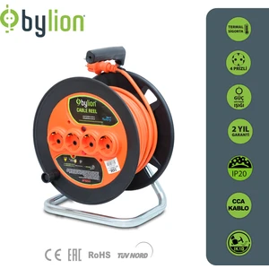 Makaralı Seyyar Uzatma Kablosu 3*2.5Mm² 20 Mt.