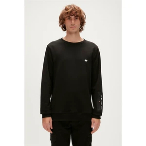Bad Bear Be Cool Crewneck Erkek Siyah Sweatshirt 23.02.12.025-C01