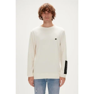 Bad Bear Be Cool Crewneck Erkek Beyaz Sweatshirt 23.02.12.025-C108