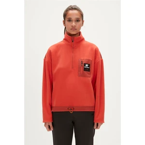 Bad Bear Eva Half-Zip Ginger Tarçın  Yarım Fermuarlu Kadın Polar Sweatshirt