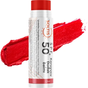 Renkli Dudak Nemlendiricisi SPF50+ Çilek, 5 gr