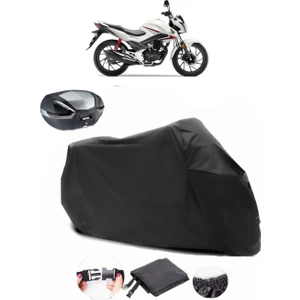 Honda Cb 125 F Siyah Arka Çanta Uyumlu Motosiklet Branda Lüx Premium Kalite