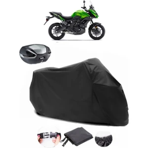 Kawasaki Kle 650 Versys Siyah Arka Çanta Uyumlu Motosiklet Branda Lüx Premium Kalite