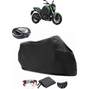Bajaj Dominar 400 Ug Siyah Arka Çanta Uyumlu Motosiklet Branda Lüx Premium Kalite