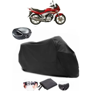 Honda Cbf 150 Siyah Arka Çanta Uyumlu Motosiklet Branda Lüx Premium Kalite