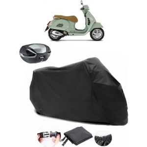 Vespa Gts 300 Siyah Arka Çanta Uyumlu Motosiklet Branda Lüx Premium Kalite