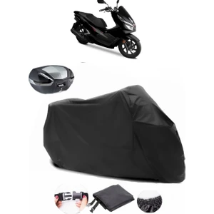 Honda Pcx Siyah Arka Çanta Uyumlu Motosiklet Branda Lüx Premium Kalite