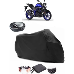 Yamaha Mt-25 Siyah Arka Çanta Uyumlu Motosiklet Branda Lüx Premium Kalite