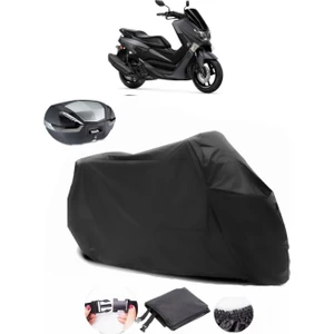 Yamaha Nmax 155 Siyah Arka Çanta Uyumlu Motosiklet Branda Lüx Premium Kalite