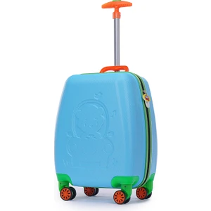 Disney Serisi 411 Mavi Erkek Çocuk Valizi