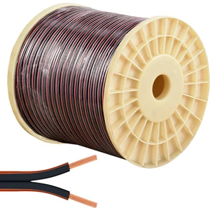 Hoparlör Kablosu Makaralı Kordon 2x2.5 mm Siyah 100 mt Cablecable