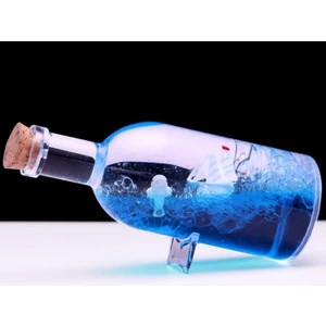 Home Dekor Hediye Dekoratif Hediyelik Batmayan Gemi ve Sörfcü akvaryum Biblo Şişe Tasarımlı Gemi-Sörfcü akvaryum Biblo