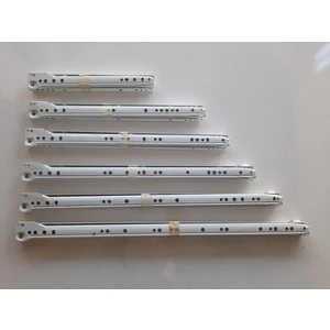 Metal Beyaz Çekmece Rayı 35CM 1 Takım (1 Çekmecelik)
