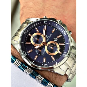 Daniel Klein Hematit Taş Bileklik ve Erkek Kol Saati