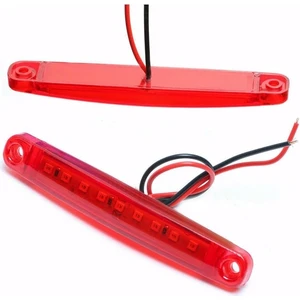 Le Moins Cher Kırmızı 9 Ledli Parmak Lamba 12V-24V 4 Adet