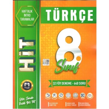Mozaik Yayınları 8. Sınıf Hit Türkçe Deneme 32'Li Kitabı ve Fiyatı