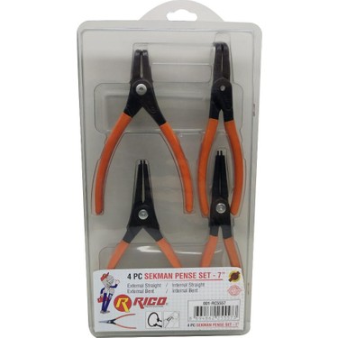 Rico Sekman Pense Set 4 Parça 7 Inç 001-RC5557 Fiyatı