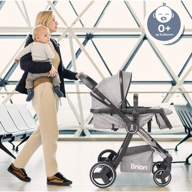 Brion Trendone Travel Sistem Bebek Arabası Antrasit Fiyatı