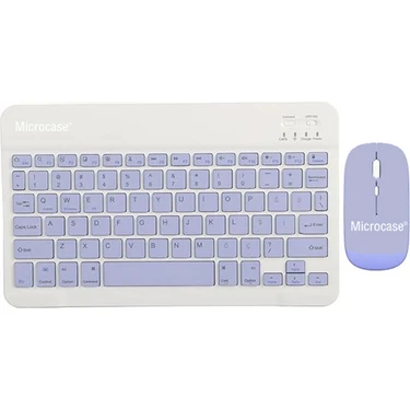 Microcase Tablet ve Telefonlar Için Bluetooth Klavye ve Mouse Set -