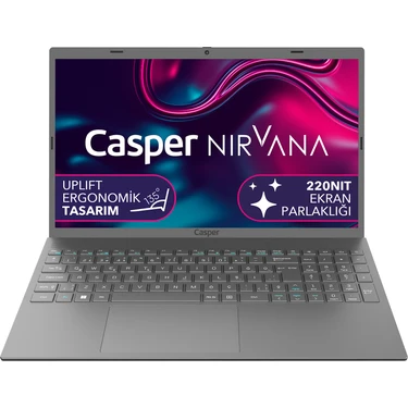 Casper Nirvana Intel Celeron N4020 4GB RAM 120GB SSD 15.6" W11H Laptop