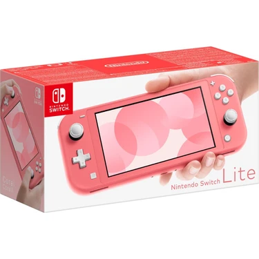 Nintendo Switch Lite Konsol Pembe -