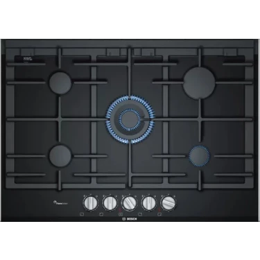 Bosch PRR7A6D70 75 cm Wok Gözlü Siyah Seramik Ankastre