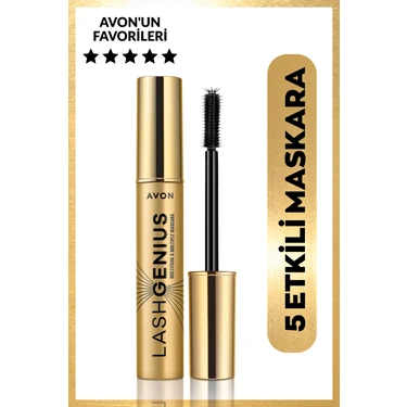 Avon '''True''' 5in1 Lash Genius Maskara - Hacim ve Belirginlik Sağlayan Akıllı Fırça ile Uzatma