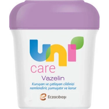 Uni Baby Unıcare 170 ml Şeffaf Vazelin Krem Hassas Ciltler İçin Yumuşatıcı
