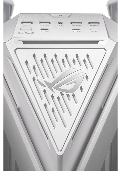 ASUS ROG GR701 FANLI ALÜMİNYUM - ÇELİK ALAŞIMLI TEMPERLİ CAM USB 3.2 EATX/ATX/MINI-ATX/MICRO-ATX OYUNCU KASASI - BEYAZ