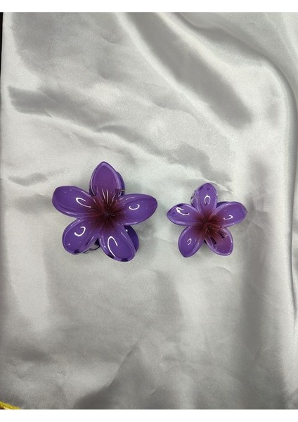 Orta Boy 6'lı Rengarenk Lotus Çiçeği Mandal Toka 6 cm fırsatları