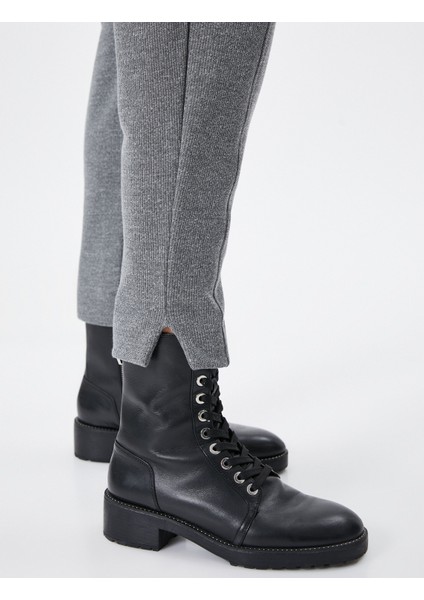 Jogger Eşofman Altı Beli Lastikli Cepli Nervürlü indirimleri