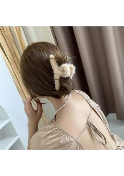 Peluş Yumuşak Tüylü Mandal Toka