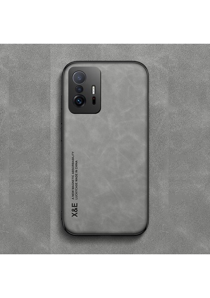Xiaomi 11T Cilt Hissi Manyetik Çekim Cep Telefonu Kılıfı (Yurt Dışından)