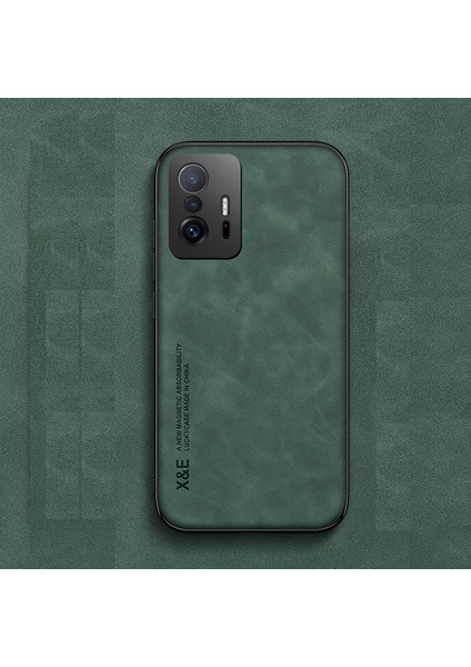 Xiaomi 11T Pro Cilt Hissi Manyetik Çekim Cep Telefonu Kılıfı (Yurt Dışından)