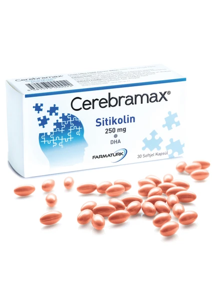 Cerebramax Softjel Kapsül 250 Mg Sitikolin & Dha