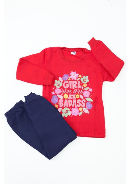 Kız Çocuk Baskılı Pijama Takımı modelleri