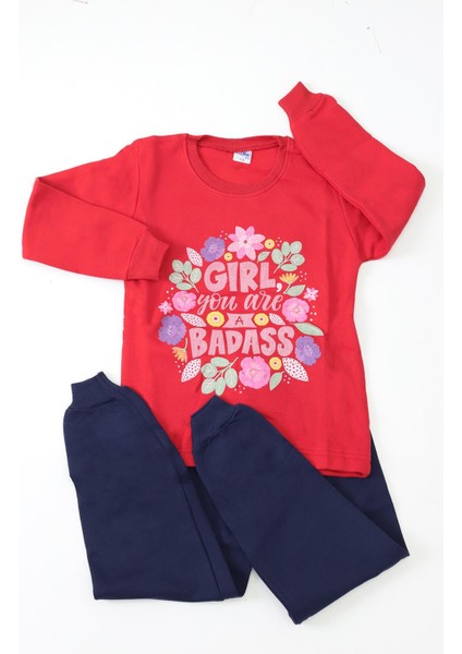 Kız Çocuk Baskılı Pijama Takımı fırsatları
