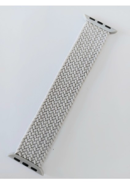 Apple Watch Uyumlu Örgülü Kordon 38/40/41 mm Beyaz fırsatları