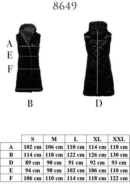Kadın Uzun Sabit Kapşonlu Dolgulu Çift Taraflı Kapitone Elyaflı Yelek 8649 indirimleri