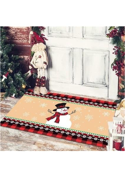 Karikatür Noel Zemin Mat Dekorasyon Kapı Mat (Yurt Dışından)