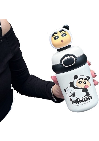 Orijinal Ortak Markalı Crayon Shin-Chan Termos Bardak Gıda Sınıfı Paslanmaz Çelik Su Bardağı (Yurt Dışından)