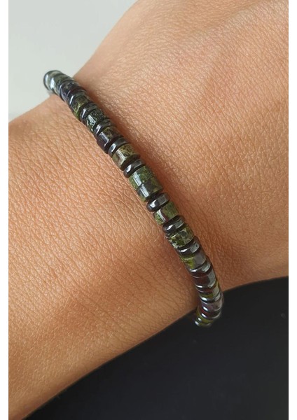 Agat ve Hematit Taşlı El işi Tasarım doğal taş bileklik fiyatları