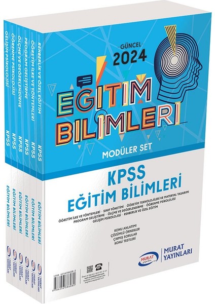 Modüler Set Eğitim Bilimleri Konu Anlatımı