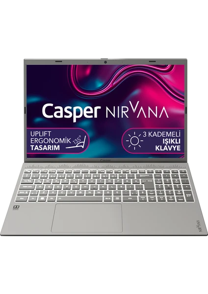 Nirvana C550.1255-DF00X-G-F Intel Core i7-1255U 32GB RAM 1TB NVME SSD GEN4 Freedos